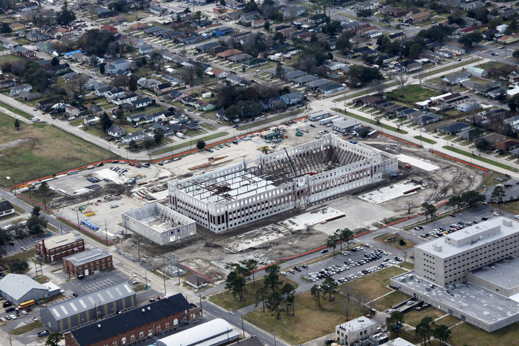 Marine Reserve Center, structural design by LJB - tilt-up construction