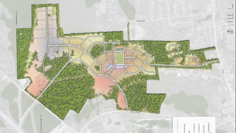 master plan of The Downs